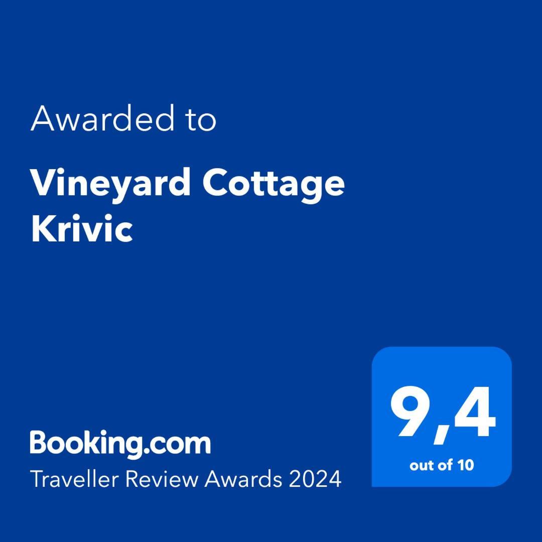 Vineyard Cottage Krivic Trebelno Eksteriør bilde